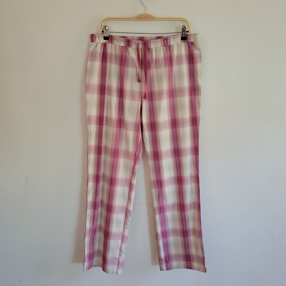 Pendleton Pajama Lounge Pants Large Purple Plaid Casual‎ Cozy Heritage Outdoorsy